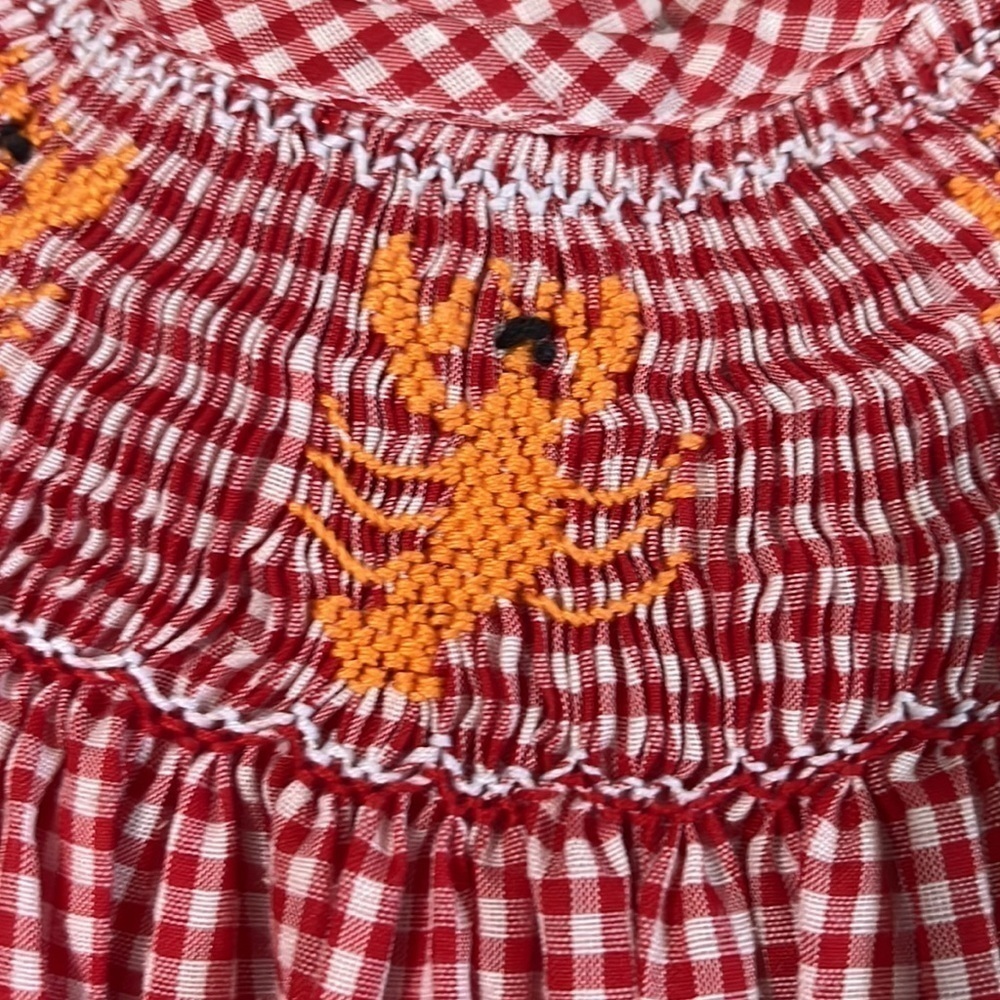 Windmill Kids Lobster Smock Dress Size 4T - Picture 8 of 8
